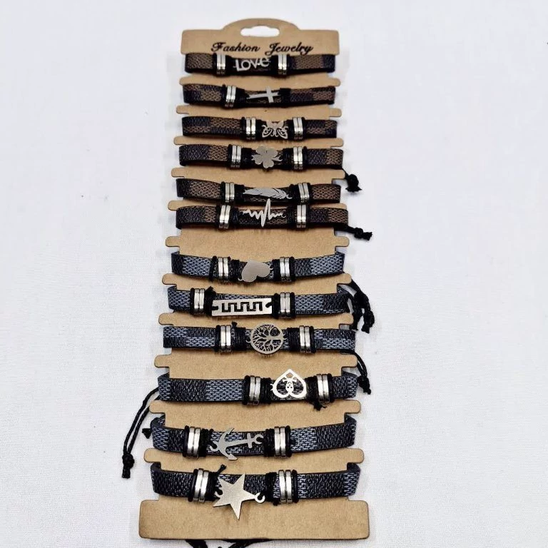 دستبند کنفی پرکار خارجی عمده 12 عددی