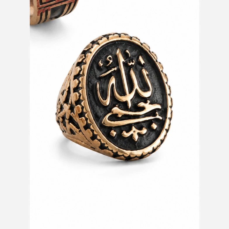 انگشتر طلا روس حسبی الله