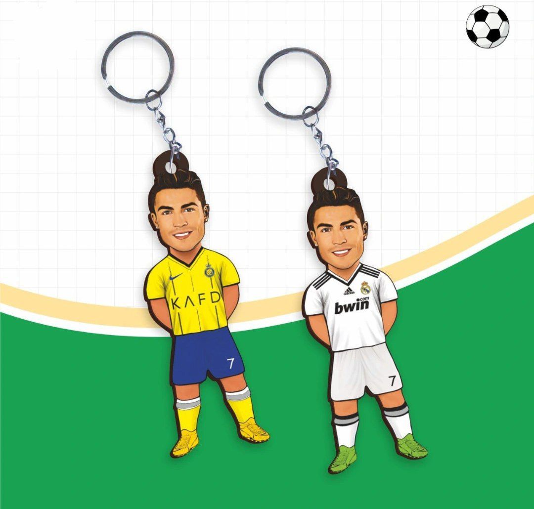 جاکلیدی رونالدو CR7 چوبی