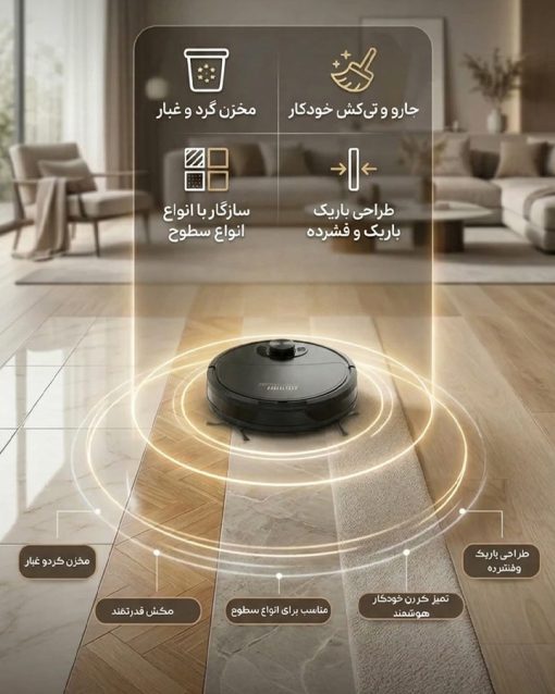 جارو رباتیک هوشمند اقتصادی
